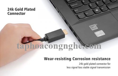 Ugreen 10203 3M Màu Đen Cáp chuyển đổi Displayport sang HDMI thuần đồng DP101 30010203